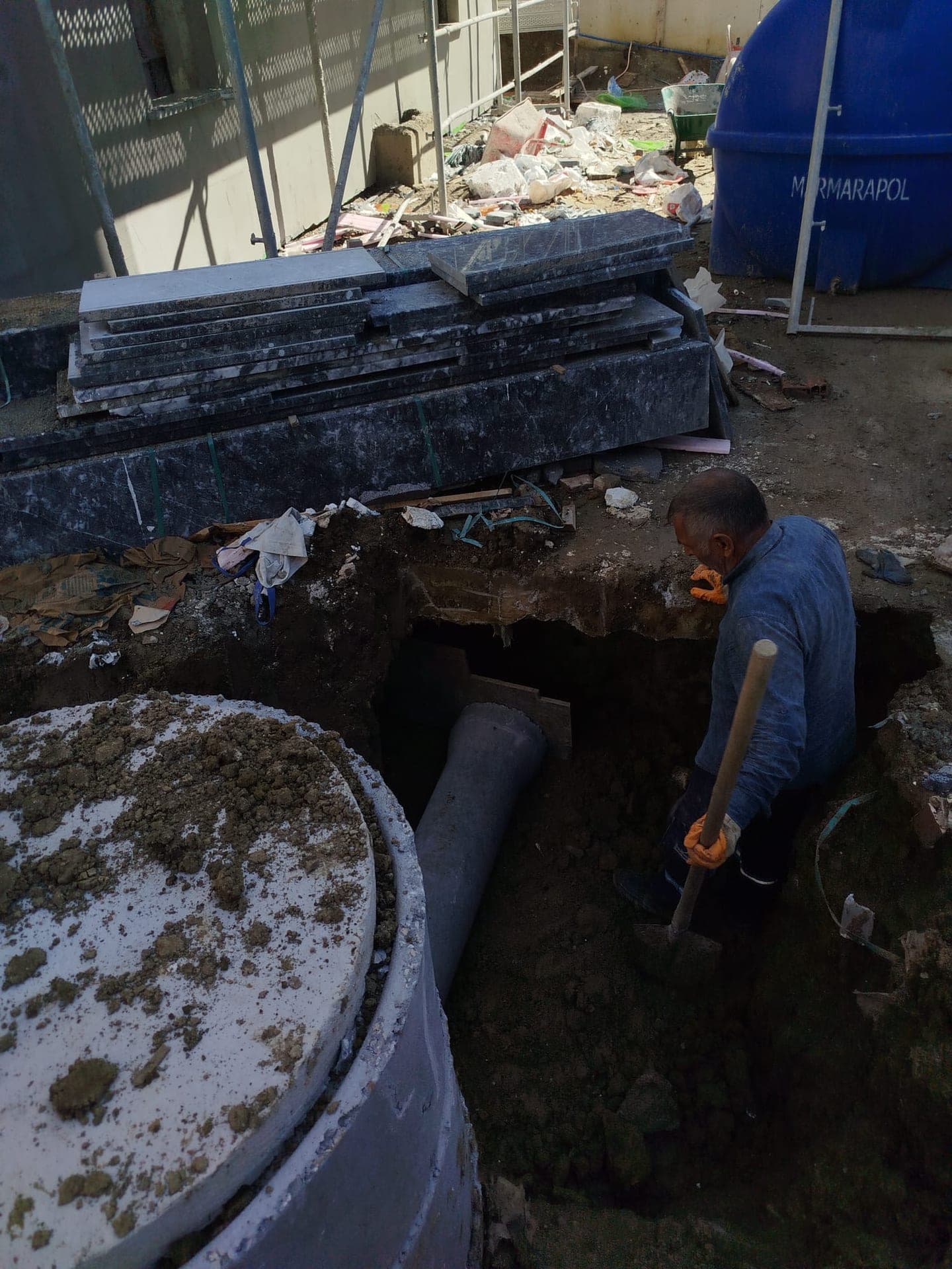 Ünal Altyapı — Beton künk boru döşeme